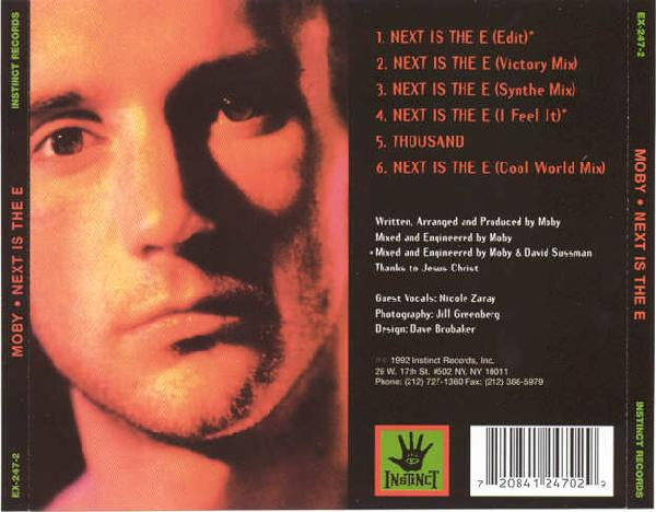 Moby : Next Is The E (CD, Single, RP)