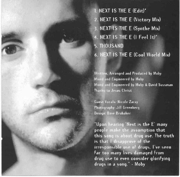 Moby : Next Is The E (CD, Single, RP)