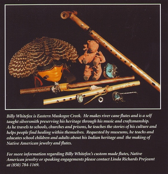 Billy Whitefox : Sacred Journey: Native American Flute And Drums (CD, Album)