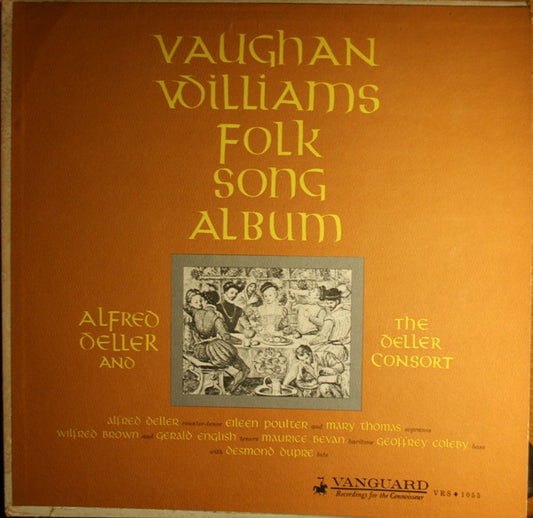 Alfred Deller And The Deller Consort - Vaughan Williams Folk Song Album (LP) (G+) - Endless Media