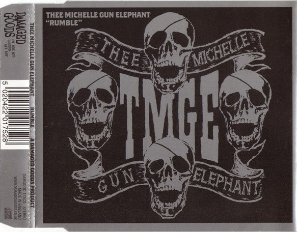 Thee Michelle Gun Elephant : Rumble (CD, Single)