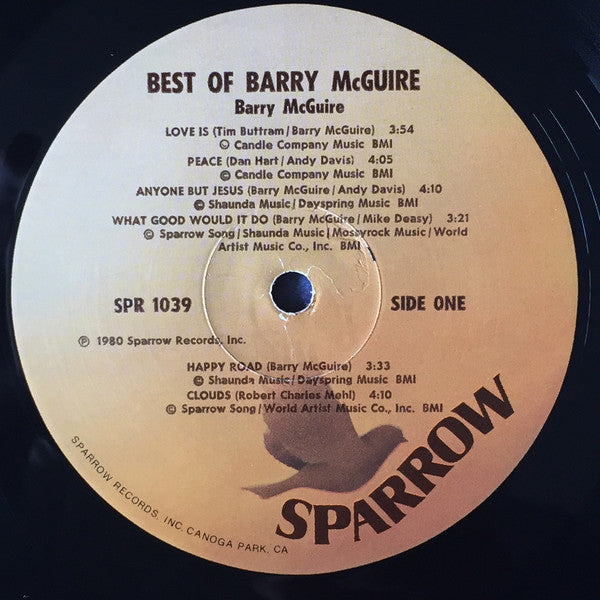 Barry McGuire : Best Of Barry McGuire (LP, Comp)