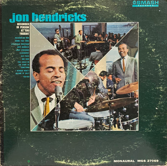 Jon Hendricks : Recorded In Person At The Trident (LP, Album, Mono)