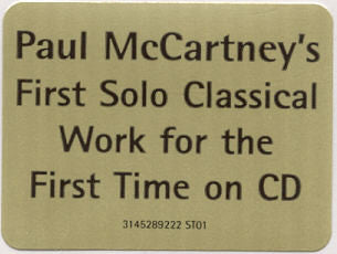 Paul McCartney - Carl Aubut, Claire Marchand, André Moisan, The Claudel String Quartet : The Family Way (CD, Album)