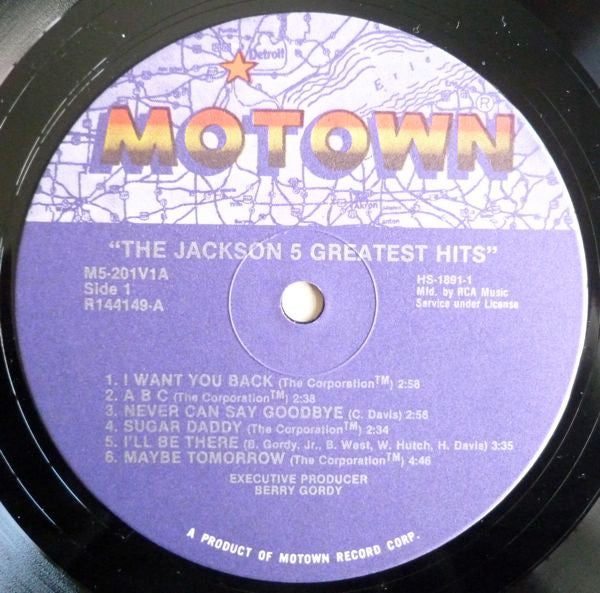 The Jackson 5 : Jackson 5 Greatest Hits (LP, Comp, Club, RE, RCA)