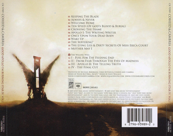 Coheed And Cambria : Good Apollo I'm Burning Star IV | Volume One: From Fear Through The Eyes Of Madness (CD, Album)