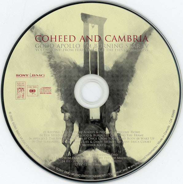 Coheed And Cambria : Good Apollo I'm Burning Star IV | Volume One: From Fear Through The Eyes Of Madness (CD, Album)