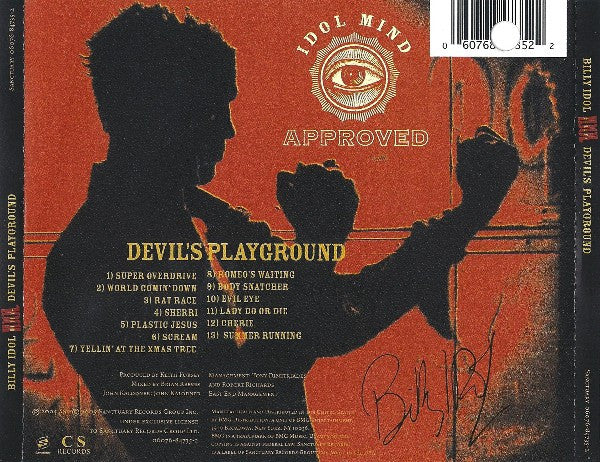Billy Idol : Devil's Playground (CD, Album)