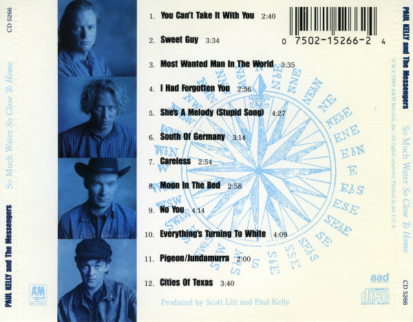 Paul Kelly And The Messengers : So Much Water So Close To Home (CD, Album)