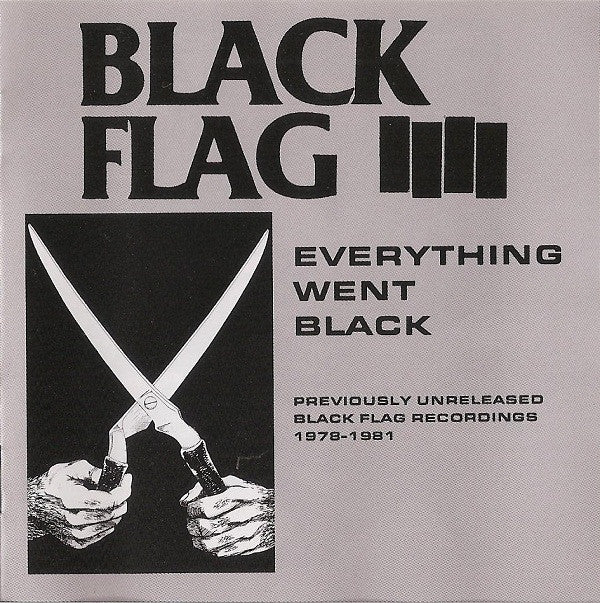 Black Flag : Everything Went Black (CD, Comp, RE)