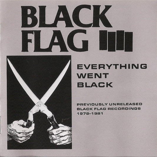 Black Flag : Everything Went Black (CD, Comp, RE)