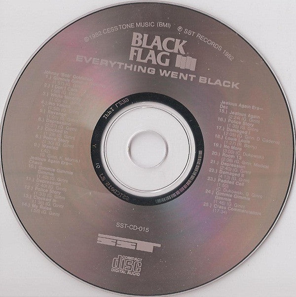 Black Flag : Everything Went Black (CD, Comp, RE)