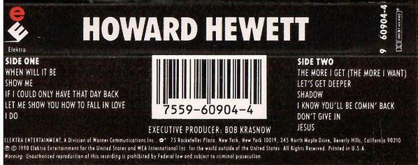 Howard Hewett : Howard Hewett (Cass, Album, SRC)