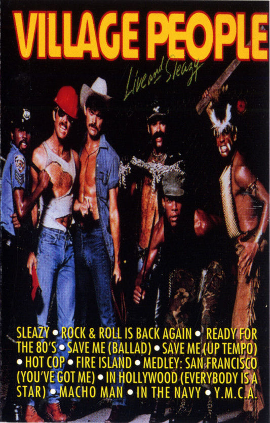 Village People : Live And Sleazy (Cass, Album, RE)