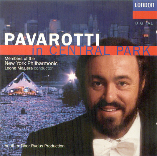 Luciano Pavarotti - Pavarotti In Central Park (CD) (VG+) - Endless Media