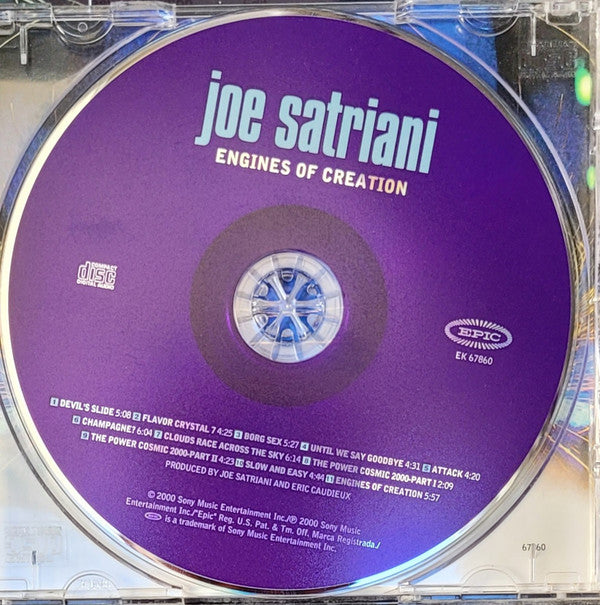 Joe Satriani : Engines Of Creation (CD, Album, Spr)