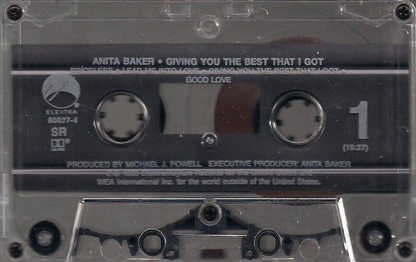 Anita Baker : Giving You The Best That I Got (Cass, Album, Club, SR,)
