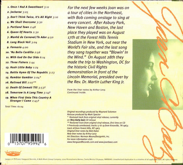 Joan Baez : In Concert Part 2 (CD, Album, RE, Sli)