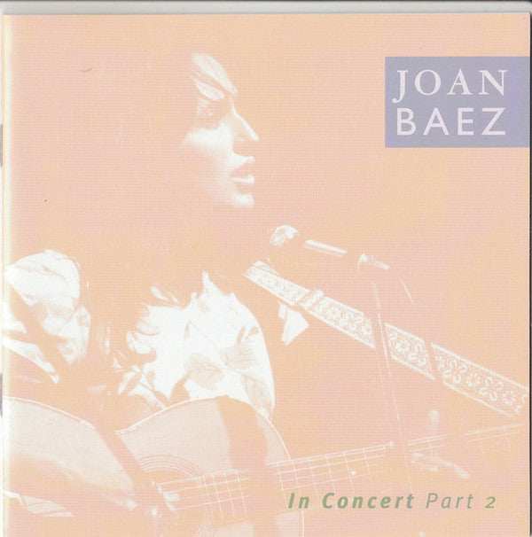 Joan Baez : In Concert Part 2 (CD, Album, RE, Sli)