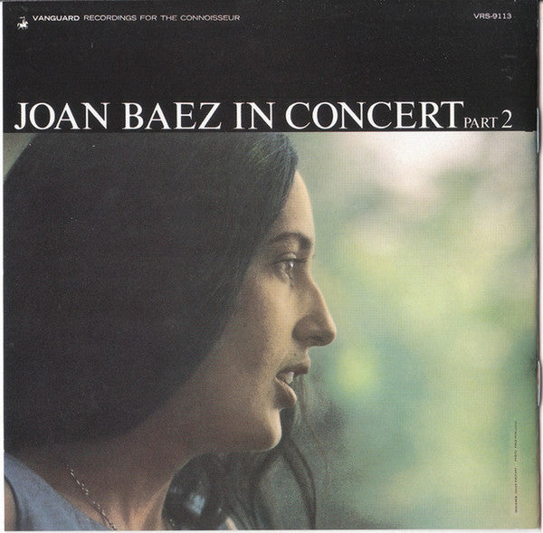 Joan Baez : In Concert Part 2 (CD, Album, RE, Sli)