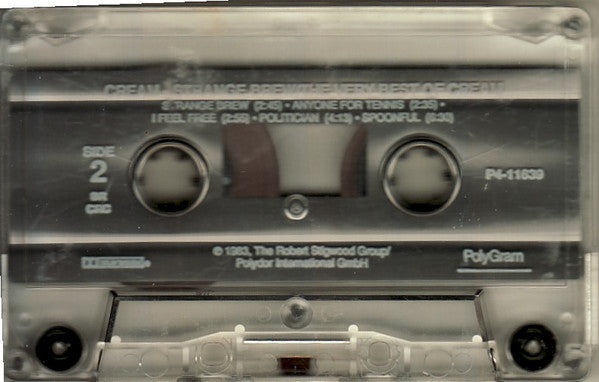 Cream (2) : Strange Brew/The Very Best Of Cream (Cass, Comp, Club, CRC)