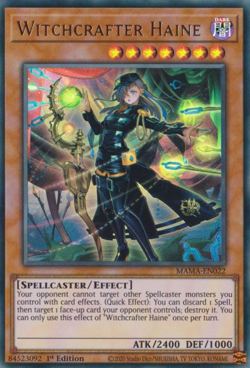 Witchcrafter Haine [MAMA - MAMA-EN022] Yu-Gi-Oh Trading Card