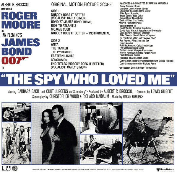 Marvin Hamlisch : The Spy Who Loved Me (Original Motion Picture Score) (LP, Album)