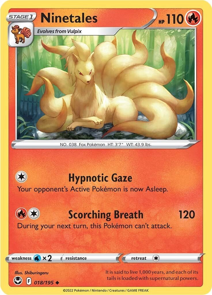 Ninetales [SWSH12 - 018/195] Pokemon Trading Card