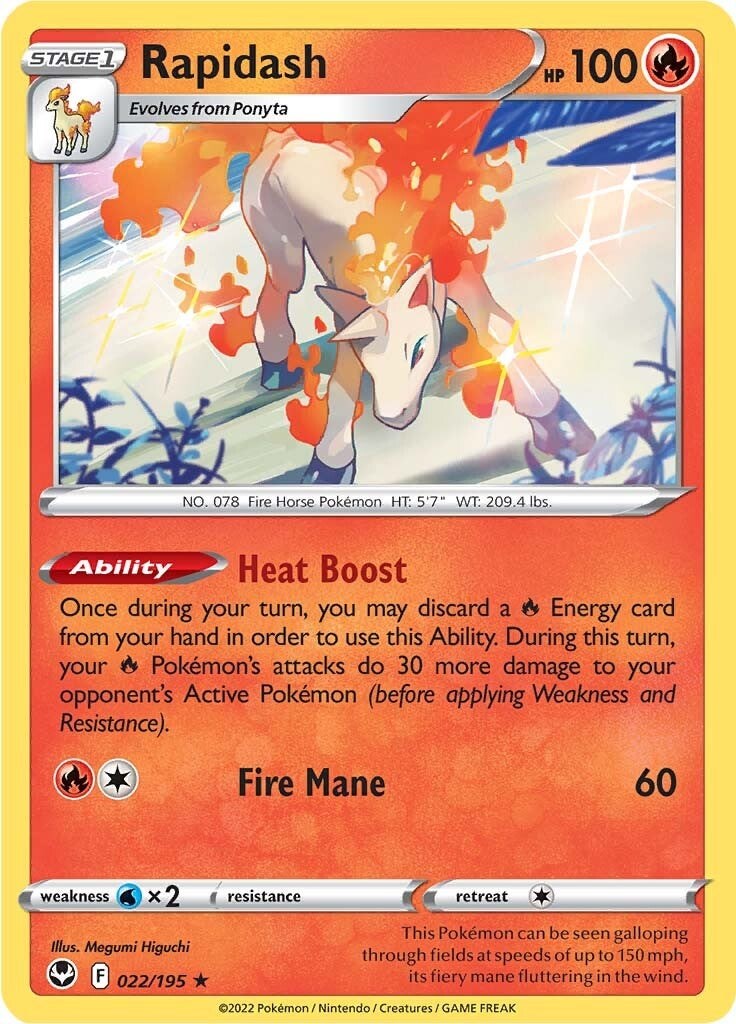 Rapidash [SWSH12 - 022/195] Pokemon Trading Card