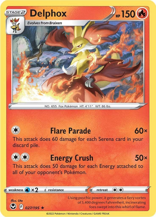 Delphox [SWSH12 - 027/195] Pokemon Trading Card