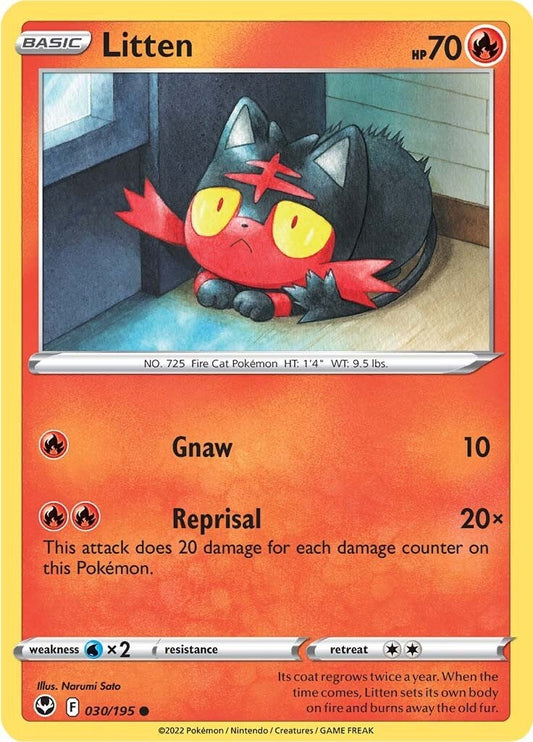 Litten [SWSH12 - 030/195] Pokemon Trading Card