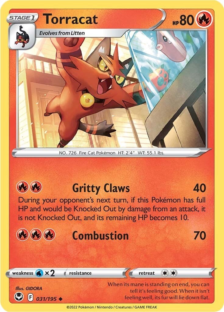 Torracat [SWSH12 - 031/195] Pokemon Trading Card