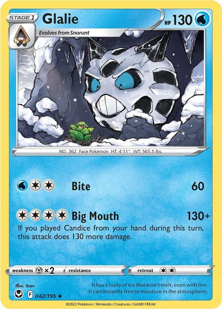 Glalie [SWSH12 - 042/195] Pokemon Trading Card