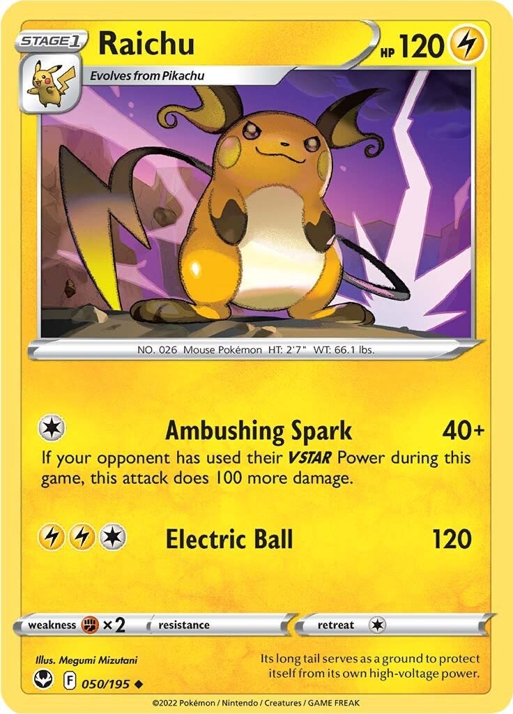 Raichu [SWSH12 - 050/195] Pokemon Trading Card