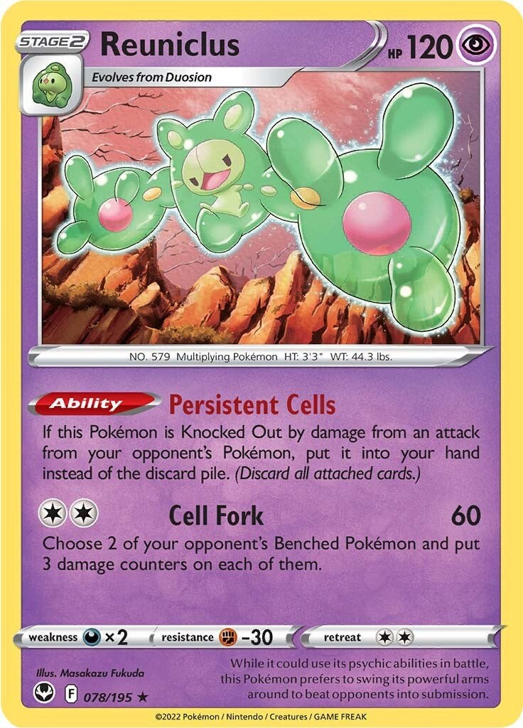 Reuniclus [SWSH12 - 078/195] Pokemon Trading Card