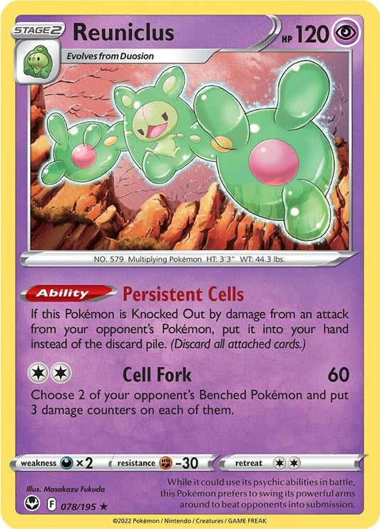 Reuniclus [SWSH12 - 078/195] Pokemon Trading Card