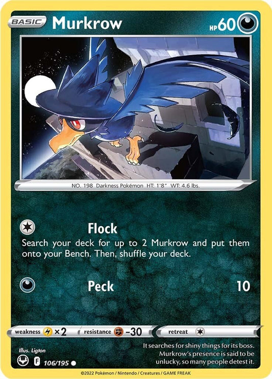 Murkrow [SWSH12 - 106/195] Pokemon Trading Card