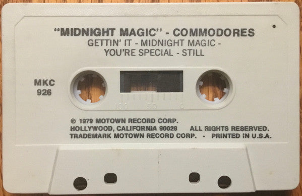 Commodores : Midnight Magic (Cass, Album, Club)