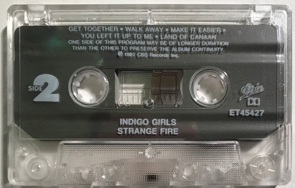 Indigo Girls : Strange Fire (Cass, Album, Dol)