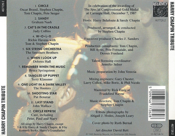 Various : Harry Chapin Tribute (CD, Album)
