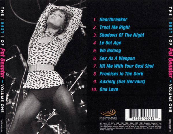 Pat Benatar : The Best Of Pat Benatar - Volume One (CD, Comp)