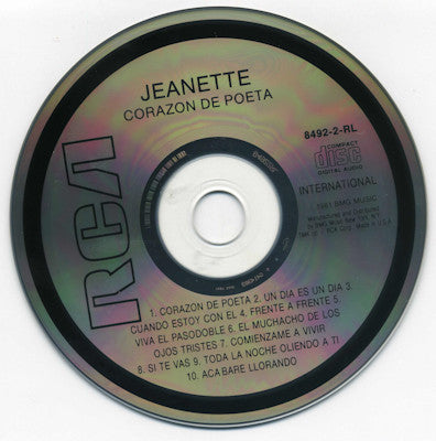 Jeanette (6) : Corazon De Poeta (CD, Album, RE)