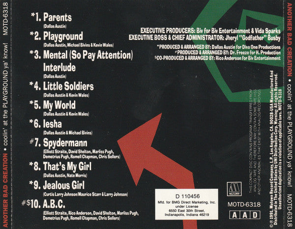 Another Bad Creation : Coolin' At The Playground Ya' Know (CD, Album, Club)