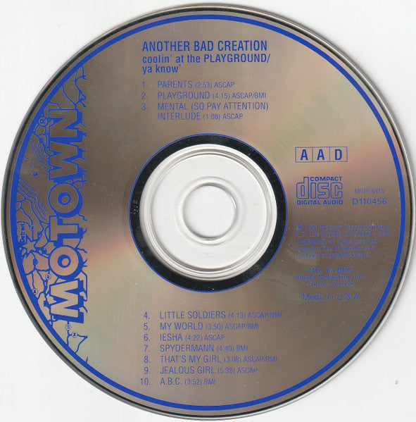 Another Bad Creation : Coolin' At The Playground Ya' Know (CD, Album, Club)