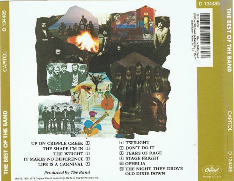 The Band : The Best Of The Band (CD, Comp, Club)
