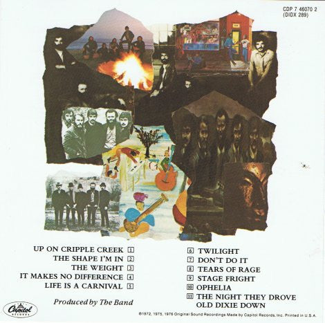 The Band : The Best Of The Band (CD, Comp, Club)