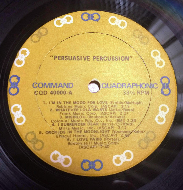 Terry Snyder And The All Stars : Persuasive Percussion (LP, Quad, RE)