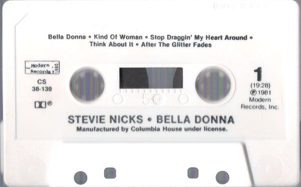 Stevie Nicks : Bella Donna (Cass, Album, Club, Dol)