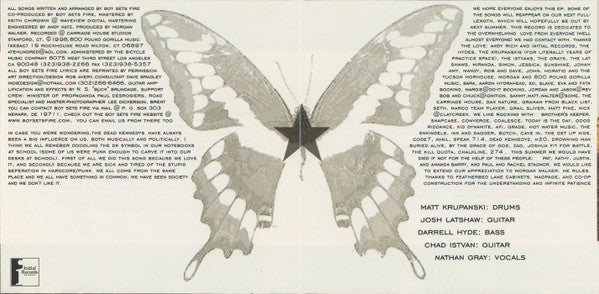 Boysetsfire : In Chrysalis (CD, EP)