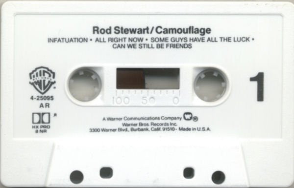 Rod Stewart : Camouflage (Cass, Album, AR)